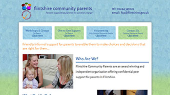 Flintshire Community Parents - Basic Website Design Package