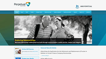 Perpetual - Content Management System Website Design Package