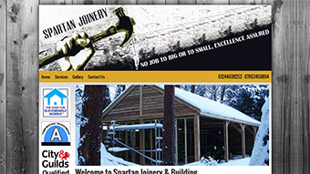 Spartan Joinery - Basic Website Design Package